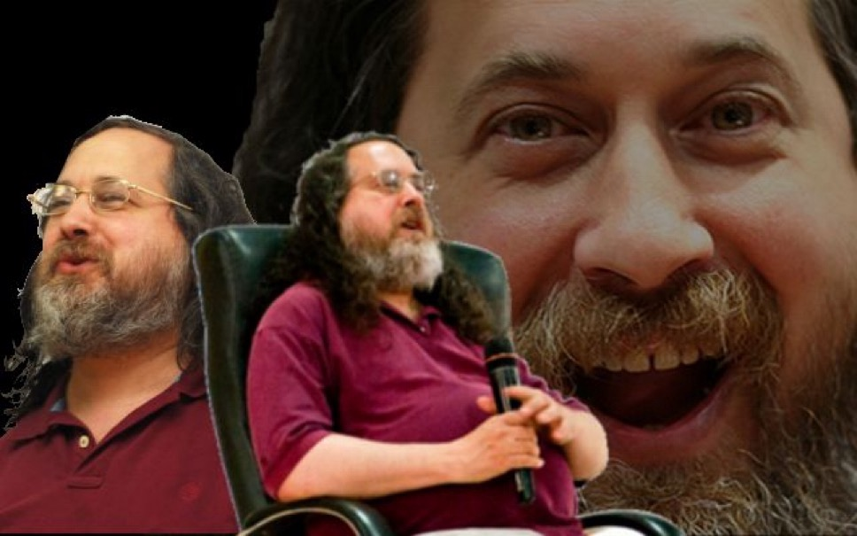 Collage of three smiling bearded men