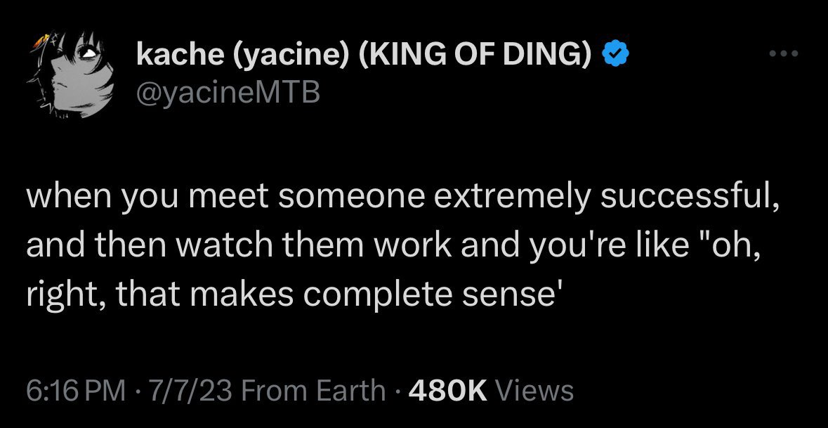 A post about watching successful people work