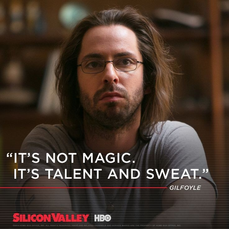 A Silicon Valley portrait with a quote about talent and sweat